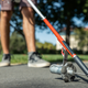 The omni wheel allows users to choose different walking speeds and employs haptic feedback to nudge users to steer left or right.